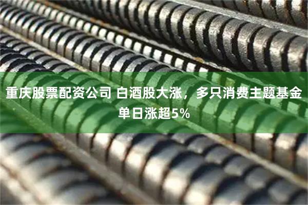 重庆股票配资公司 白酒股大涨，多只消费主题基金单日涨超5%