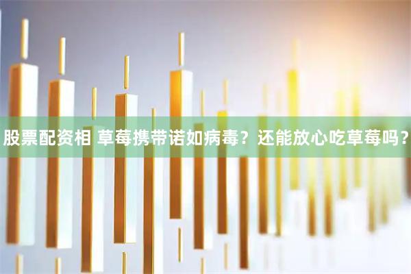 股票配资相 草莓携带诺如病毒？还能放心吃草莓吗？